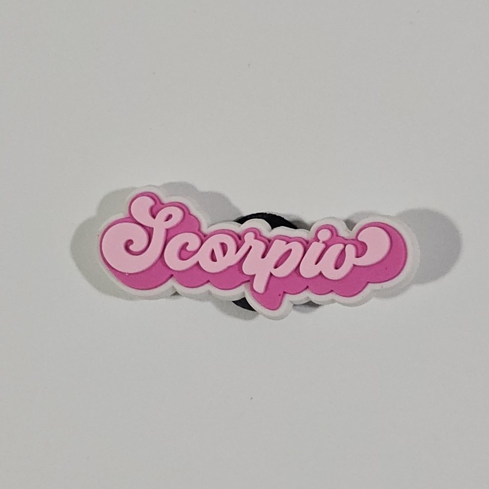 Scorpio Zodiac Astrology Shoe Charm Croc Charms Clog